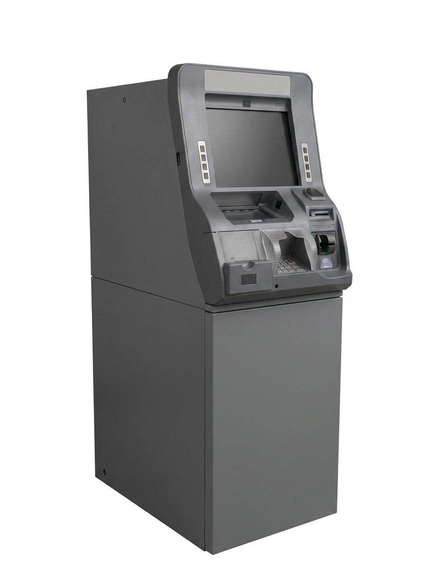 Deposit-taking ATM right three-quarter view