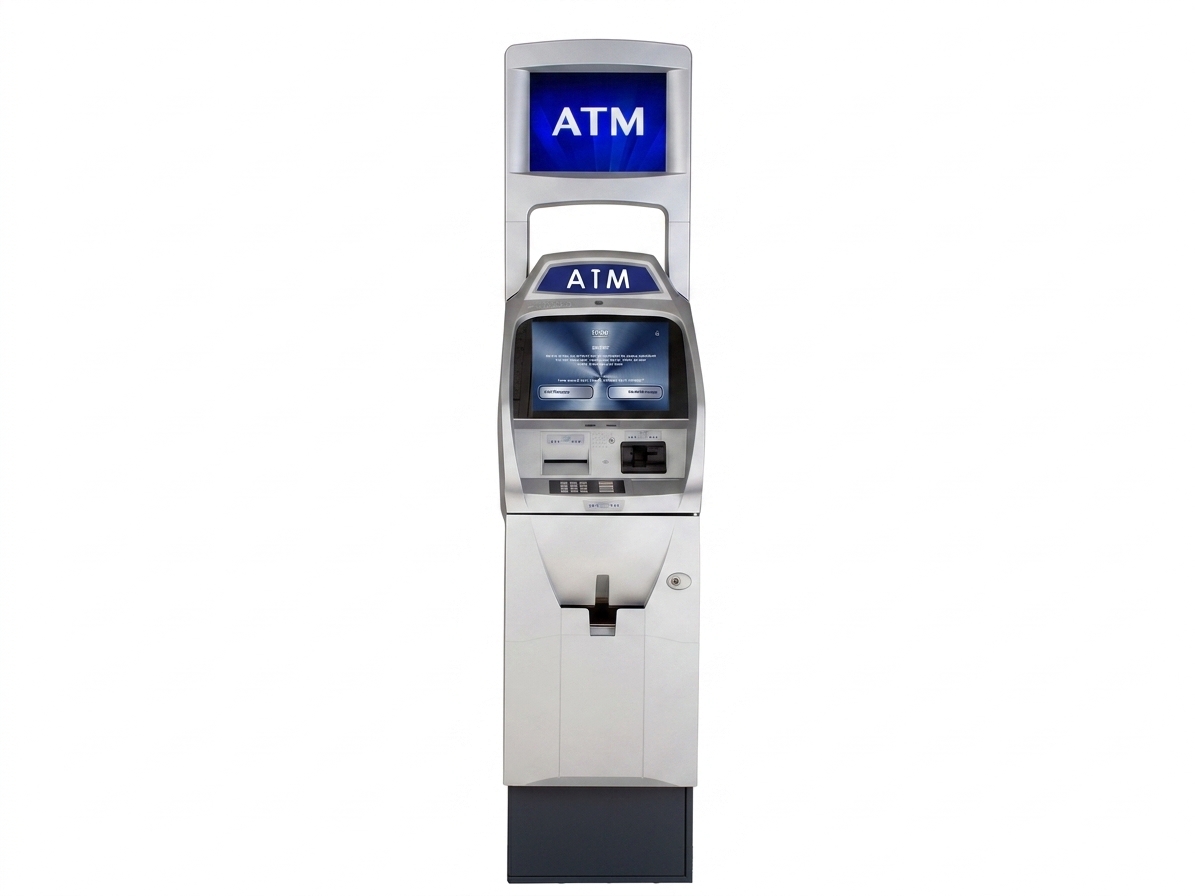 Argo 15 freestanding ATM with illuminated topper